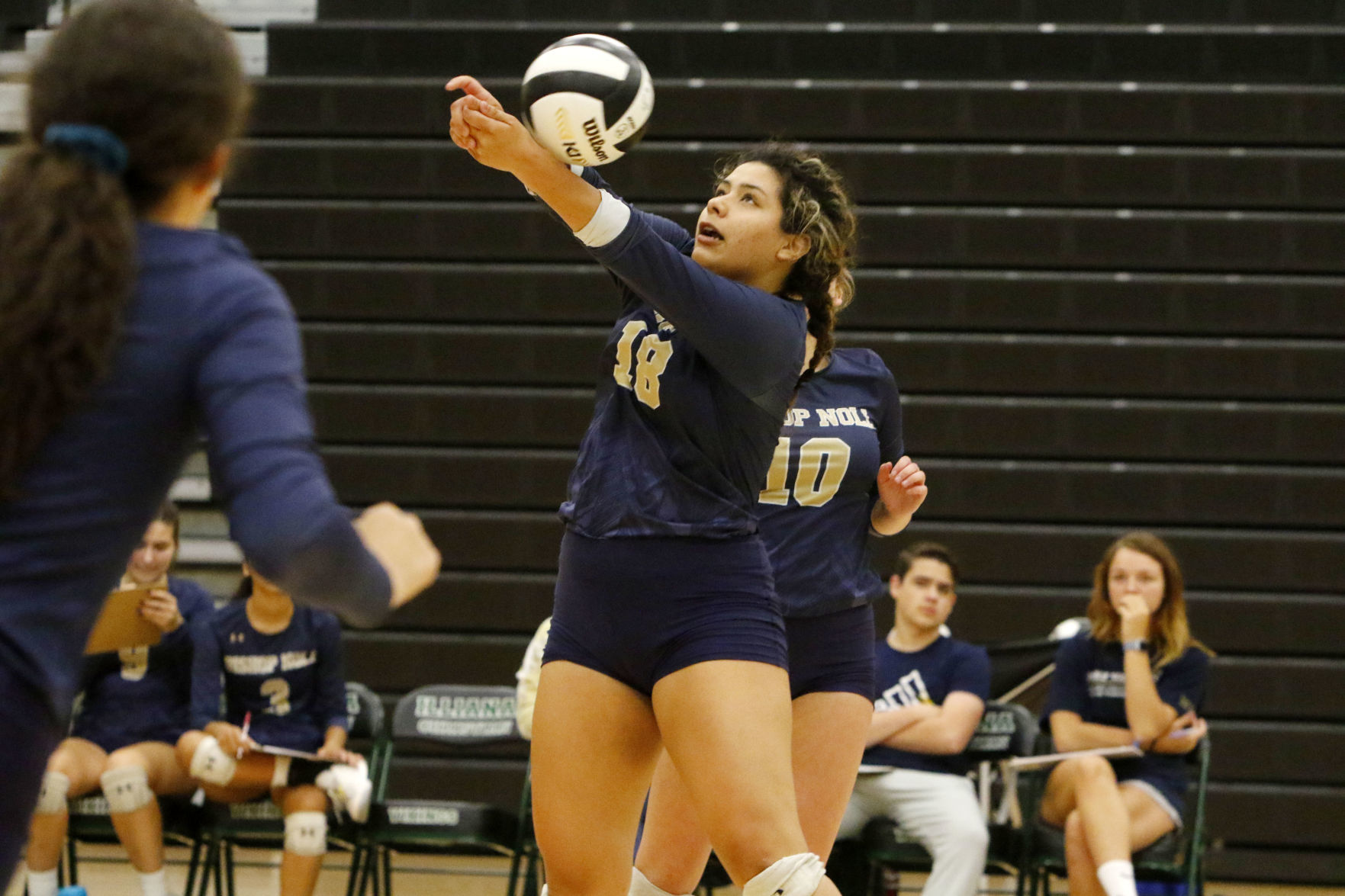 Bishop Noll at Illiana Christian volleyball